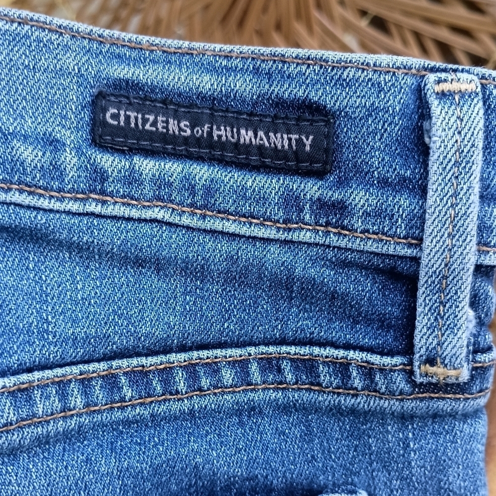 Citizens Of Humanity Classic Blue Straight Leg Women's Jeans_29 - Picture 5 of 8